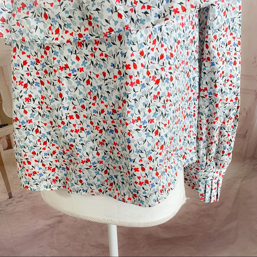 Zara Chiffon One Cold Shoulder Ruffle… - Picture 5 of 9